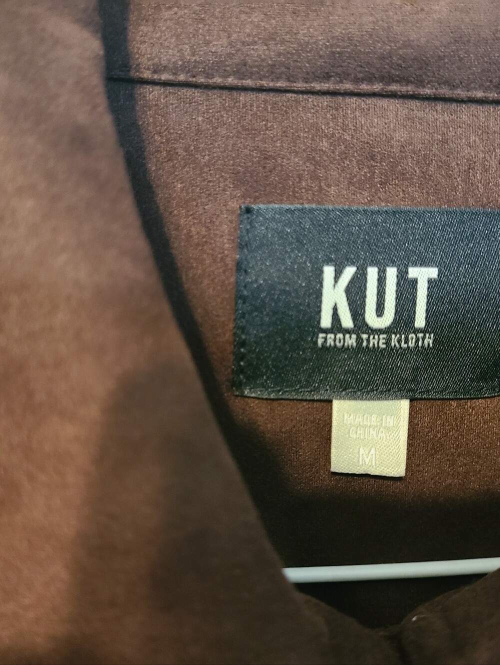 Kut From The Kloth Trucker's Jacket Faux Suede - Picture 4 of 6